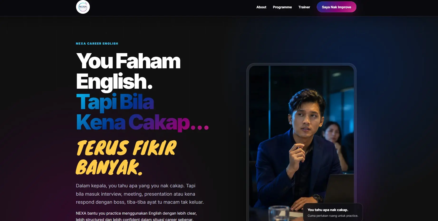 NEXA Academy public website